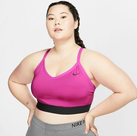 ‼SOLD‼ Nike Indy Active Yoga Sportsbra Pink Top - Picture 6 of 16